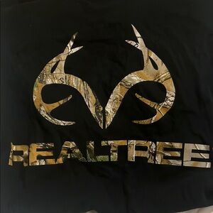Realtree Black Camo Logo T-Shirt